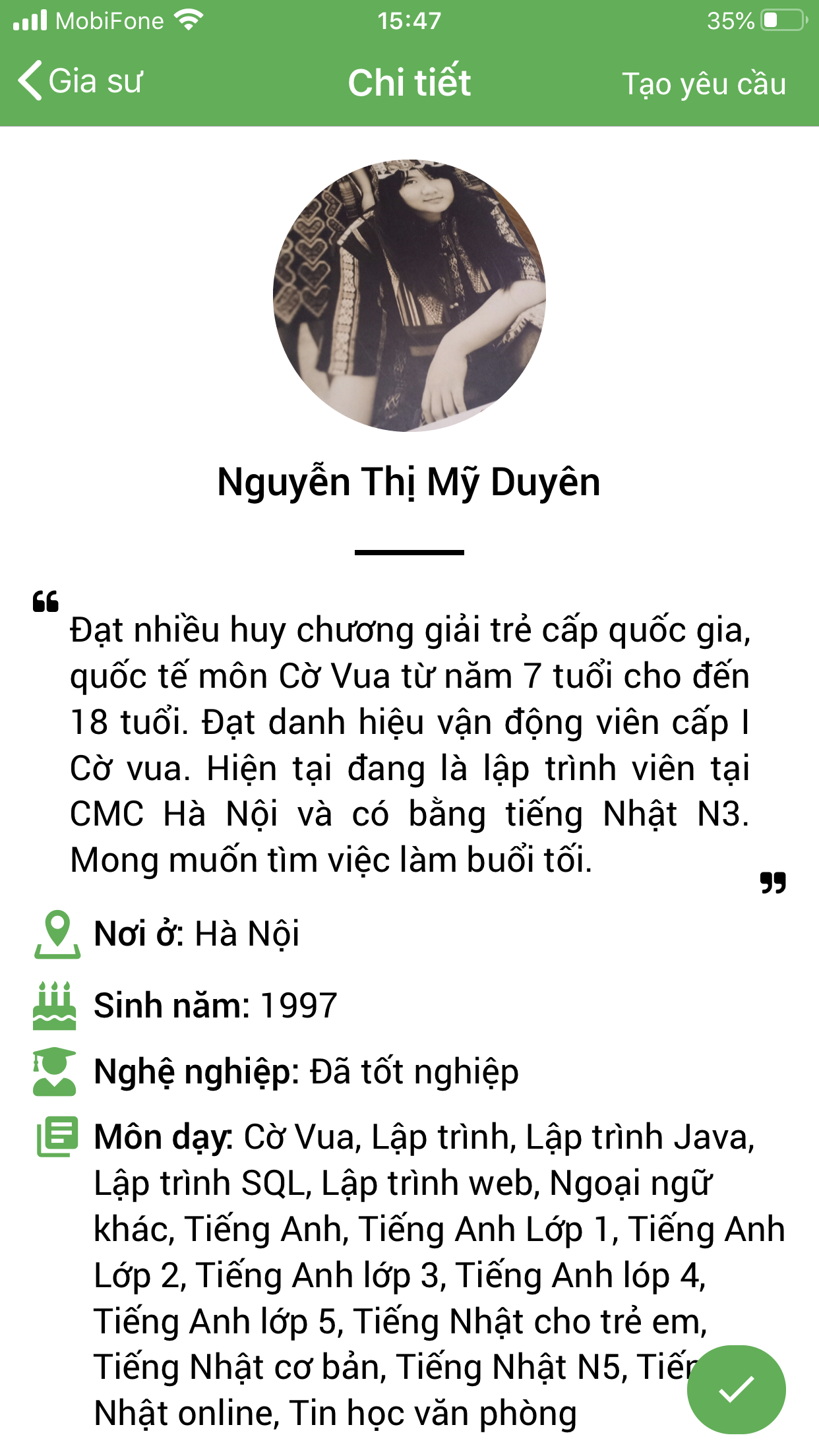 day kem tieng nhat